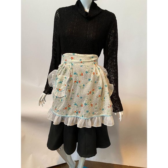 Vintage Country Flowers Apron